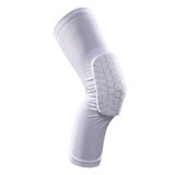 Compression-Basketball-Knee-Pads-White